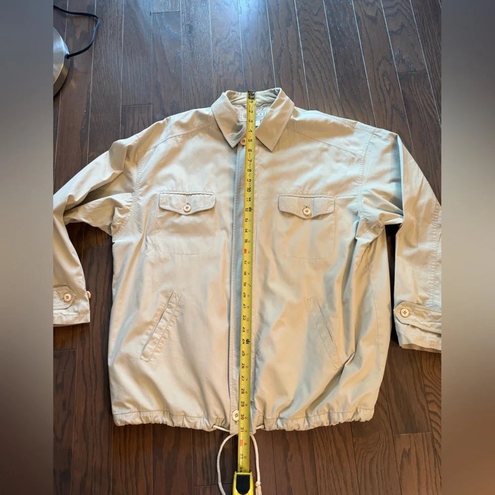 VTG GUCCI Cotton Windbreaker Jacket Size 54